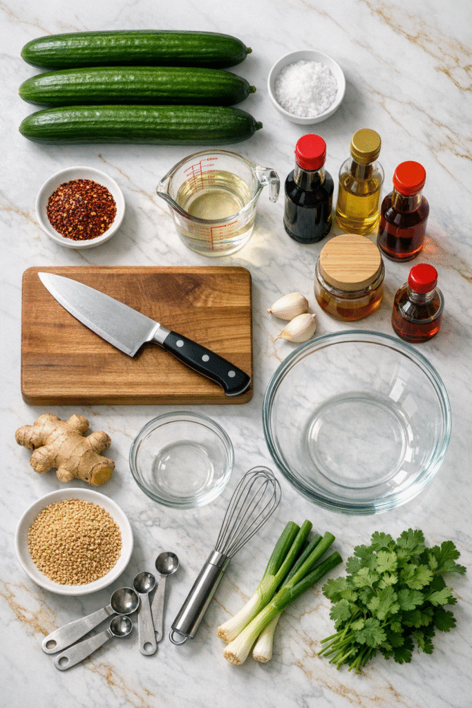 Asian cucumber salad