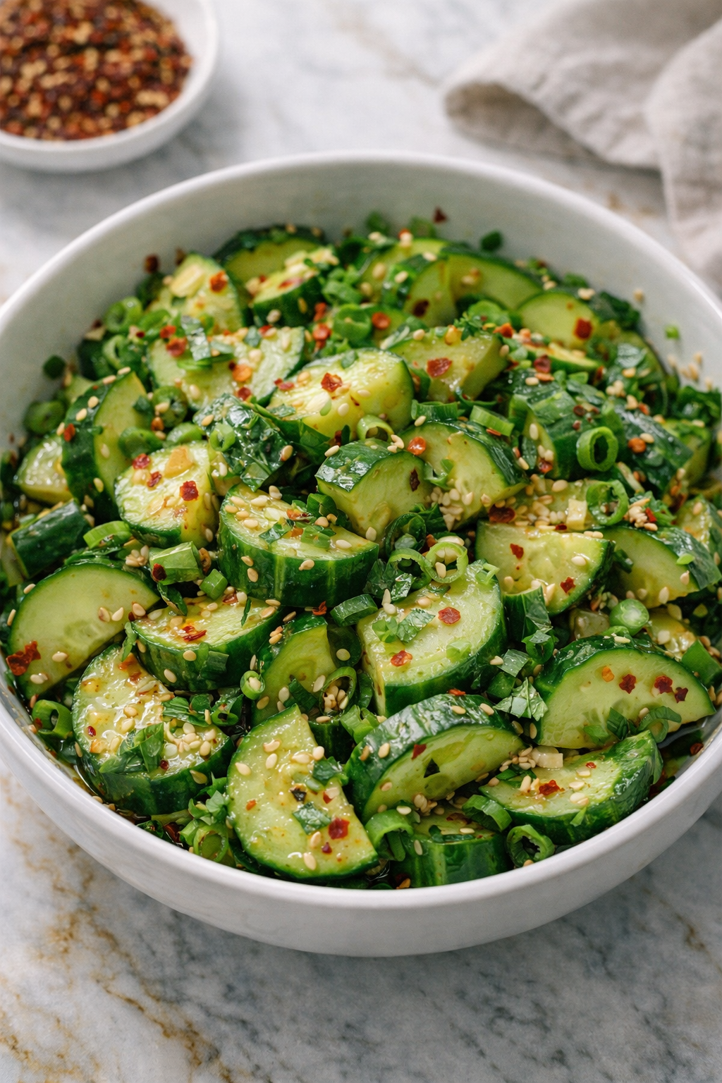 Asian cucumber salad