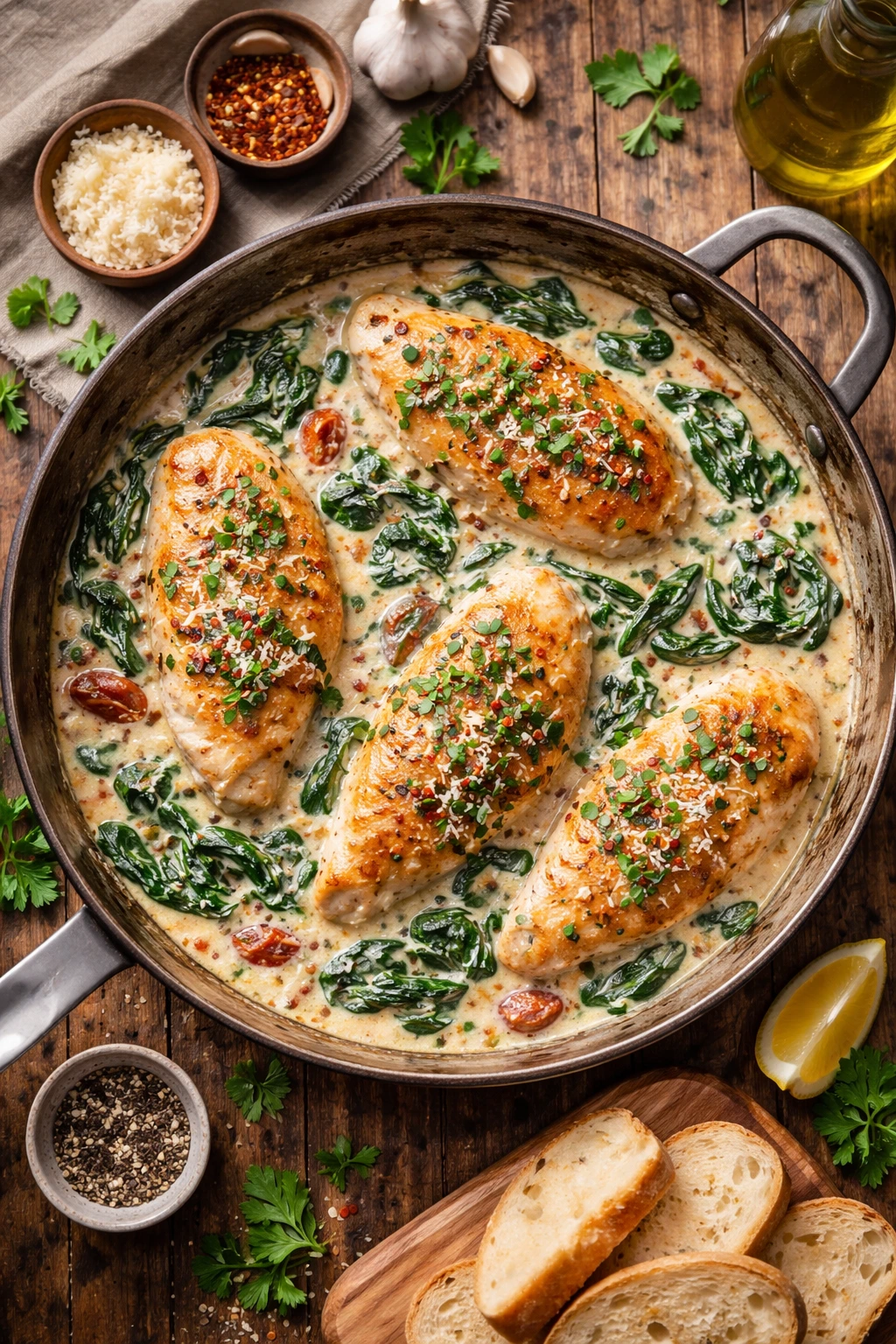 Chicken and Spinach Recipe